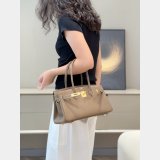 Best hermes Human handmade stiching birkin 29cm Handbag