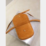 TOP Saint Laurent SUEDE Leather Kaia Small Satchel 619740