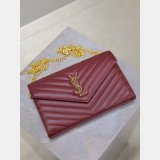YSL Replica 393953/377828 Smooth Leather Envelope Bag