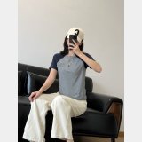 Miu Miu Cotton jersey Henley shirt