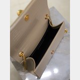 Luxury YSL KATE TASSEL Croco Vein Handbag