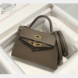 Luxury Hermes human handmade stiching Mini Kelly