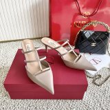 Valentino Runway Garavani Leather Mules