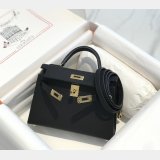 Luxury Hermes human handmade stiching Mini Kelly
