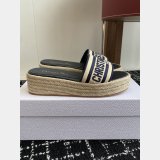 Luxury Dior Dway Platform Slide