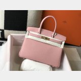 Hermes Birkin Togo leather Handbags Pink 35CM