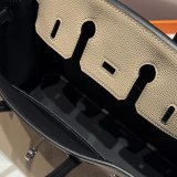 2025 Top New Hermes Contrast Color Birkin Bag