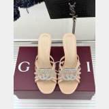 Women's slide sandal with crystal Interlocking G