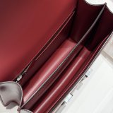 Luxury Hermes handmade Stiching Constance Bag Box Leather