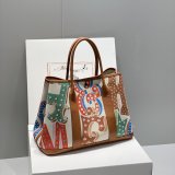 Luxury Hermes garden Party Bag Canvas 36cm