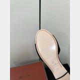 Loro Piana Summer Charms Sandal Suede Goatskin