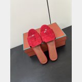 Loro Piana Summer Charms Sandal Suede Goatskin