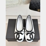CC Quilted Leather Ballerinas Women Shoes