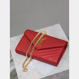 Quality YSL Designer 393953/377828 Caviar Leather Envelope Bag