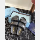 2025 Prada Padded Nappa Leather Slides