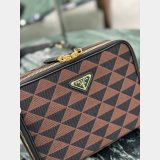 Top Quality Prada Embroidered Fabric Messenger 2VH069 Bag