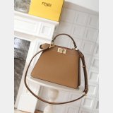 Best Fendi Peekaboo I See U Petite Calf leather Bag