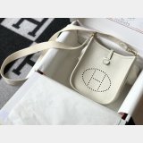 Hermes Evelyne Handbags Replica  off White