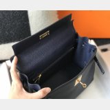 Hermes Kelly 32cm Togo leather Navy Blue