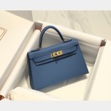 7 star Hermes human handmade stiching Mini Kelly