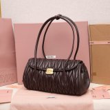 Miu Miu Matelasse Nappa Leather Shoulder Bag 5BD265