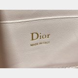 Christian Dior My 0502  Mini Soupir Pink Cannage Lambskin Bag