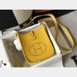 Hermes Evelyne Yellow MINI Bag Replica