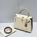 Best Hermes human handmade stiching bag Hass Epsom leather 25cm