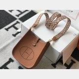 Hermes Mini Evelyne Bag Togo Leather 17CM