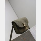 TOP Saint Laurent SUEDE Leather Kaia Small Satchel 619740
