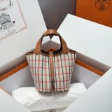 Designer Hermes Replica Picontin Lock 18CM Tote Bag