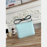 Top Hermes handmade Stiching Constance Bag 18CM