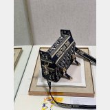 Diorcamp Small Blue Oblique Print Embroidery