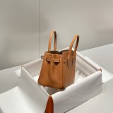Luxury 20CM Hermes Mini Birkin With Strap Togo Leather