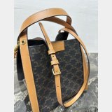 Celine Small Cube In Triomphe Canvas Natural 124182 Bag