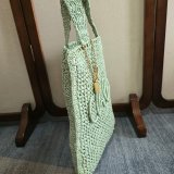 CHLOE Summer Banana tote bag in raffia