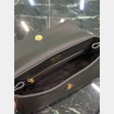 Luxury Prada 1BN022 Flap Grain Leather Shoulder Bag