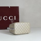 Designer Gucci 815118 GG Emblem Small Bucket Bag