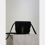 TOP Saint Laurent SUEDE Leather Kaia Small Satchel 619740