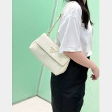 Luxury Prada 1BN022 Flap Grain Leather Shoulder Bag