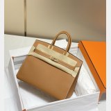 Best hermes Human handmade stiching birkin 30cm Epsom Handbag