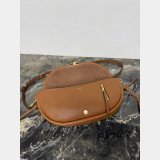 Celine Little Halfmoon Soft Triomphe In Supple SHINY Shoulder L10373778 Bag