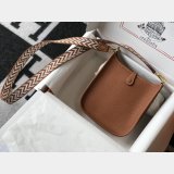 Hermes Mini Evelyne Bag Togo Leather 17CM