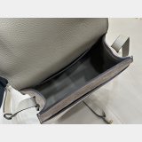 Marcie saddle bag in suede leather