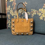 Top Valentino GARAVANI NELLCOTE TOTE  suede BAG SMALL