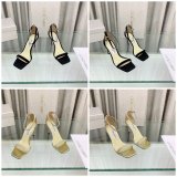 Replica Jimmy Choo Alva Suede Sandals 1:1 Mirror Heel 8.5 cm Shoes
