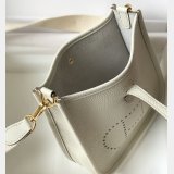 Hermes Evelyne Handbags Replica  off White