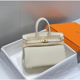 Top Hermes Birkin TOGO Leather Handbags 25CM