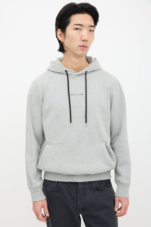 1017 Alyx 9SM Heather Grey Logo Hoodie