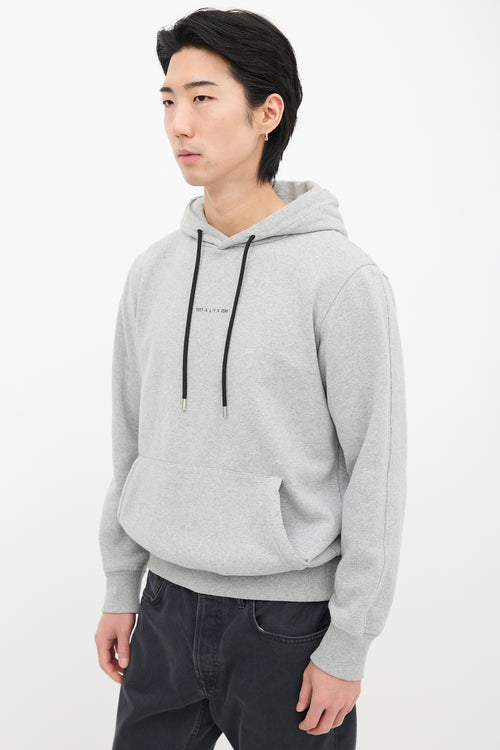 1017 Alyx 9SM Heather Grey Logo Hoodie